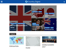 Tablet Screenshot of countrydigest.org